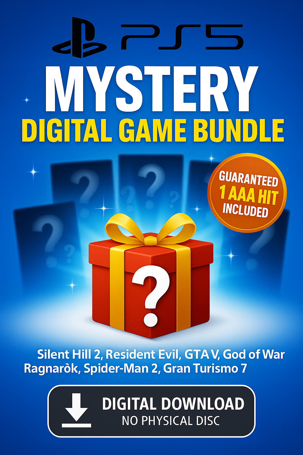 PS5 Mystery Digital Bundle!